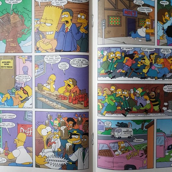 Vintage Simpsons Comic #42 - Picture 9 of 10